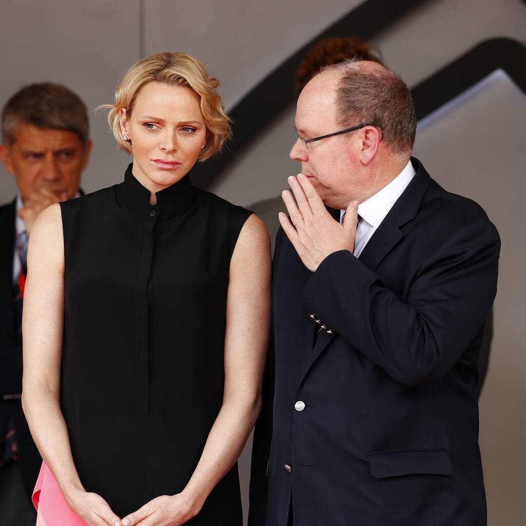 Bild von Fürstin Charlène und Prinz Albert von Monaco