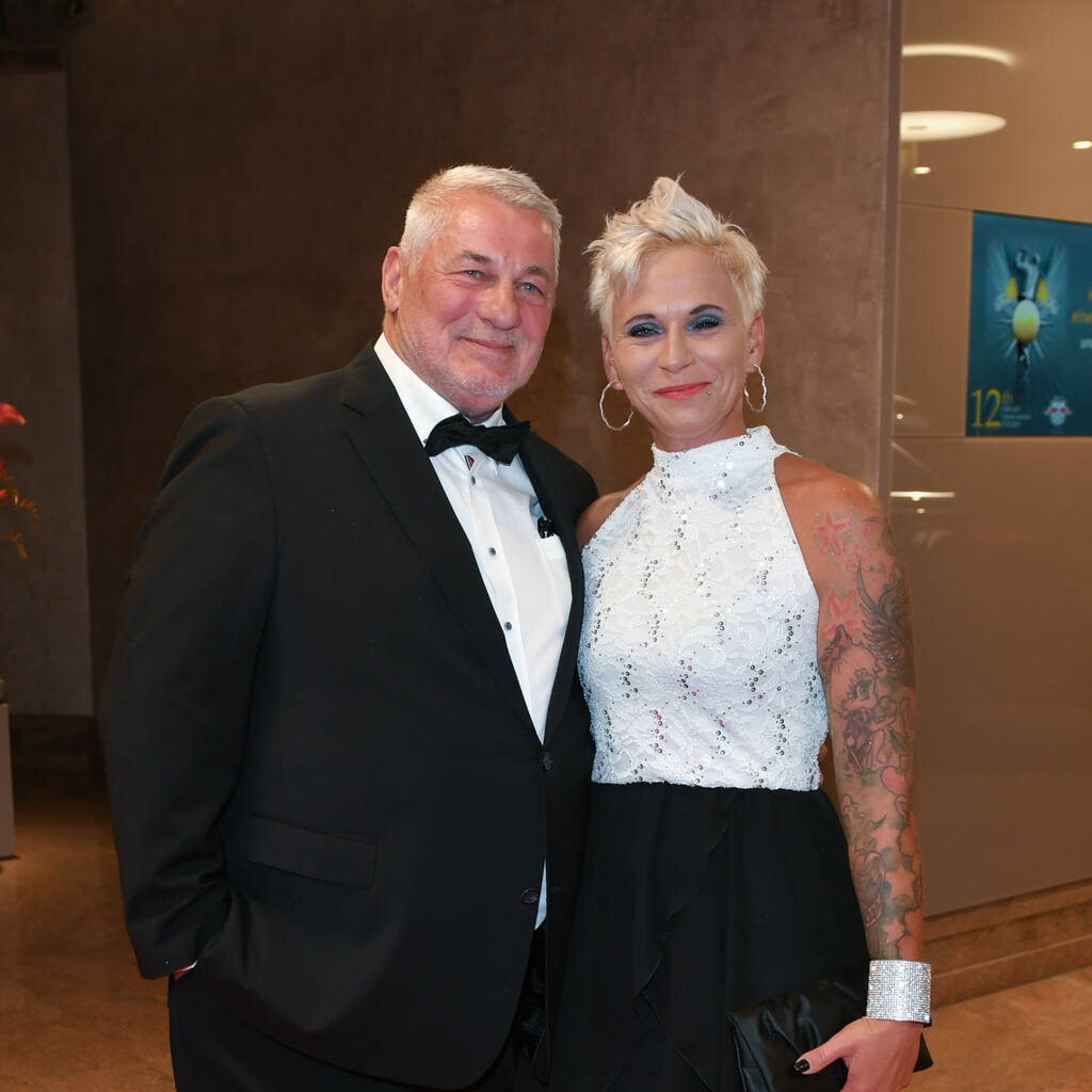 Bild von Heinz Hoenig und seine Frau Annika
