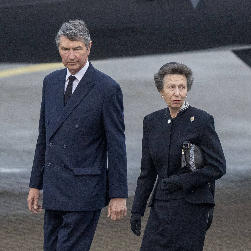 Bild von Prinzessin Anne und ihr Mann Timothy Laurence