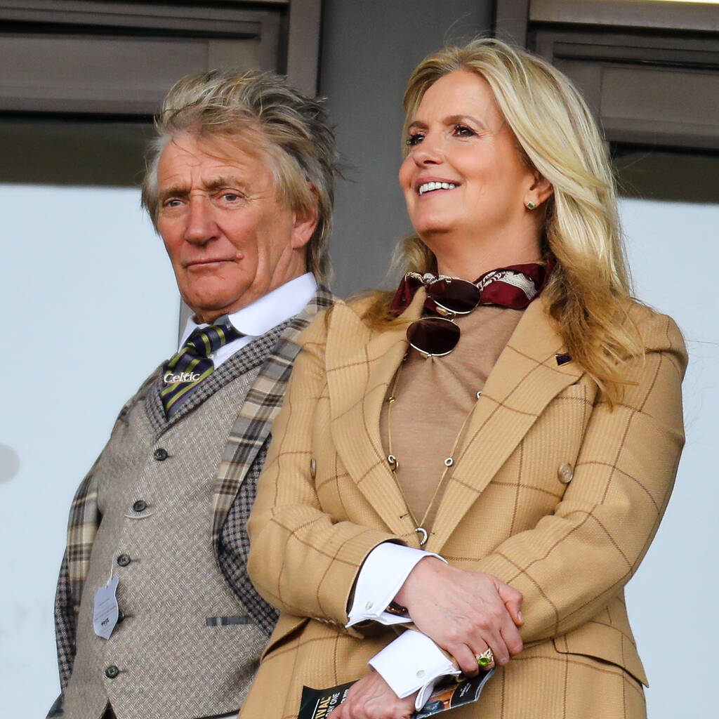 Bild von Penny Lancaster und Rod Stewart