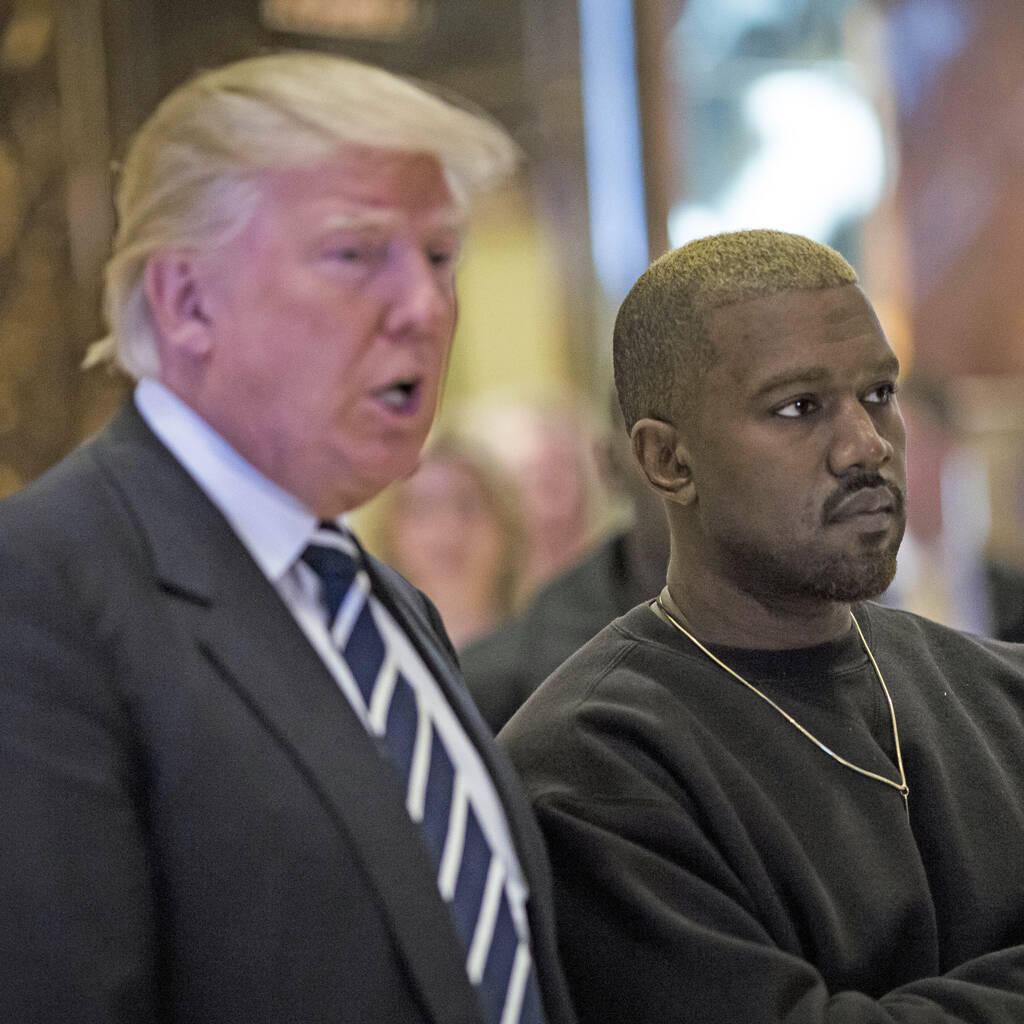 Bild von Kanye West und Donald Trump
