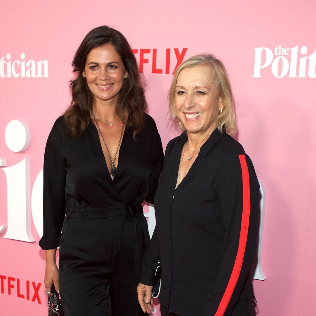 Bild von Martina Navratilova und Julia Lemigova