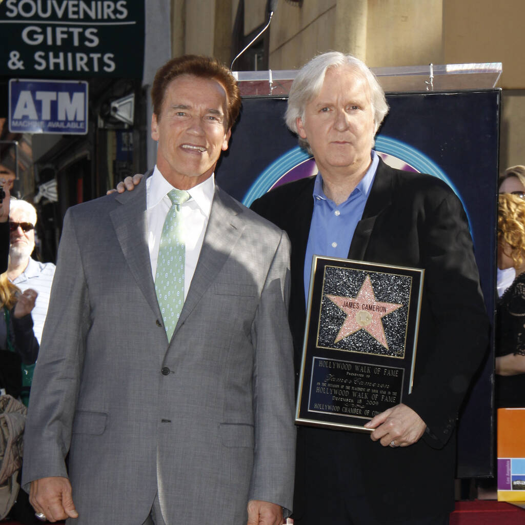 Bild von Arnold Schwarzenegger und James Cameron