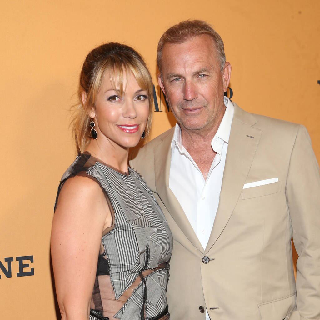 Kevin Costner und Christine Baumgartner Bild von Kevin Costner und Christine Baumgartner