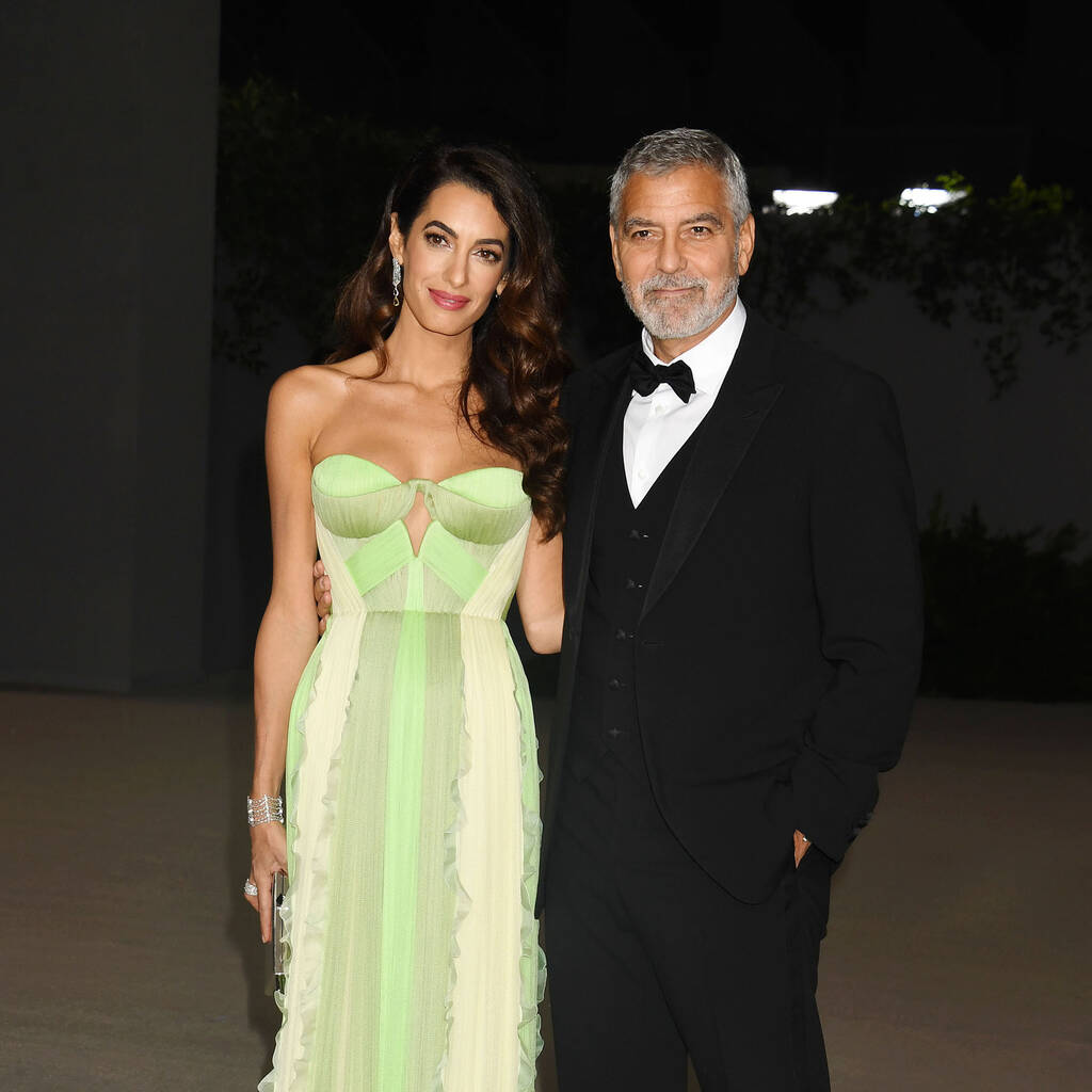 Bild von George und Amal Clooney