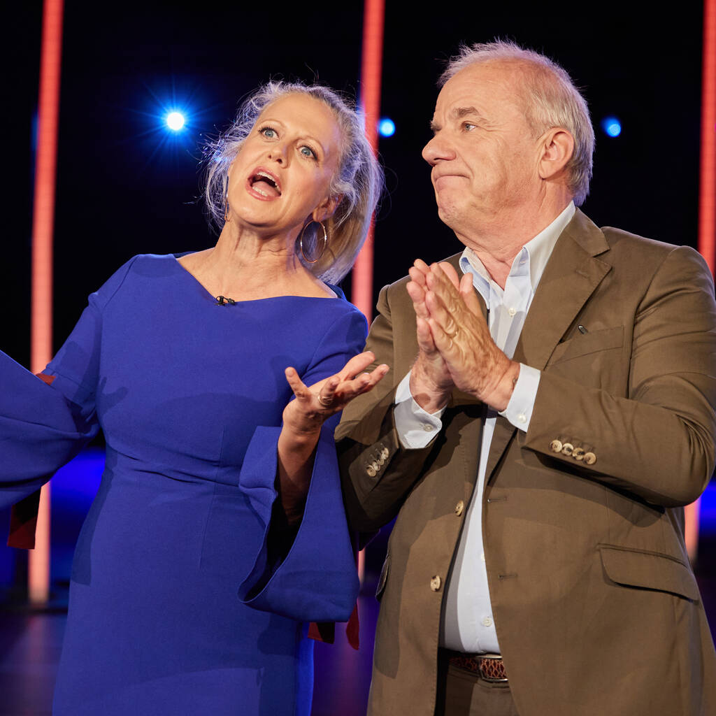 Bild von Barbara Schöneberger und Hubertus Meyer-Burckhardt