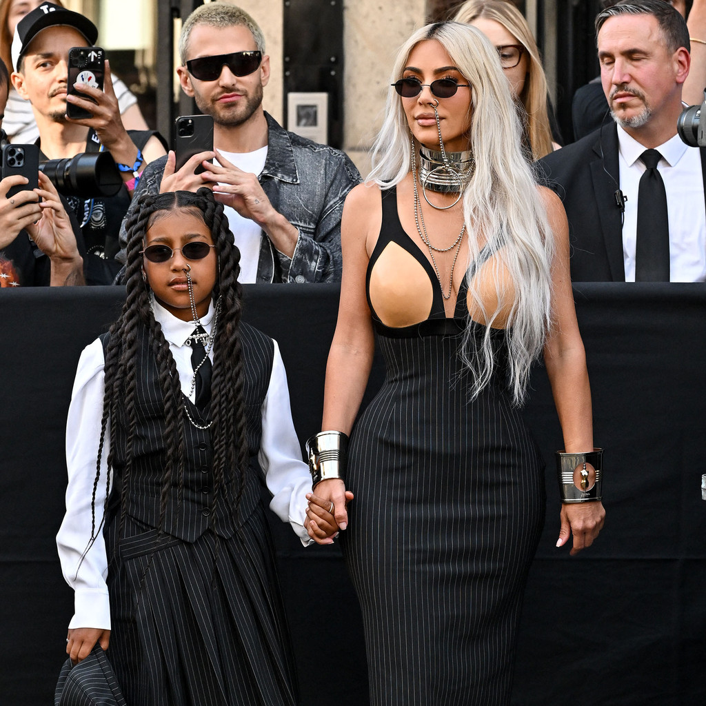 Bild von Kim Kardashian ind Ihre Tochter North